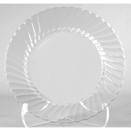 Wna Classicware Plates, Plastic, 10.25", Clear, PK144 WNA RSCW101212